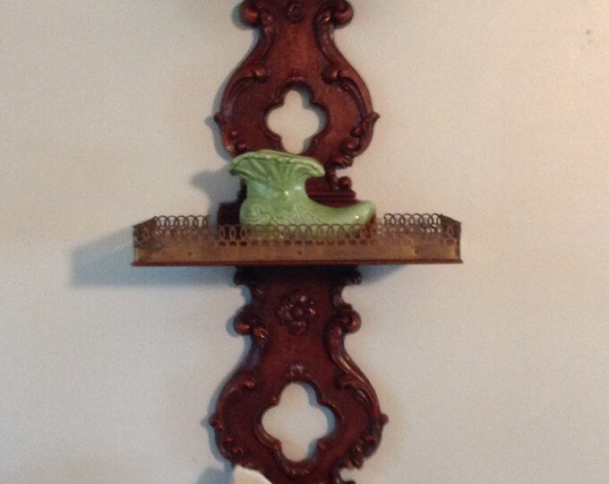 Syroco Tiered Faux Wood Shelf Display Shelf Nic Nac Shelf Etsy