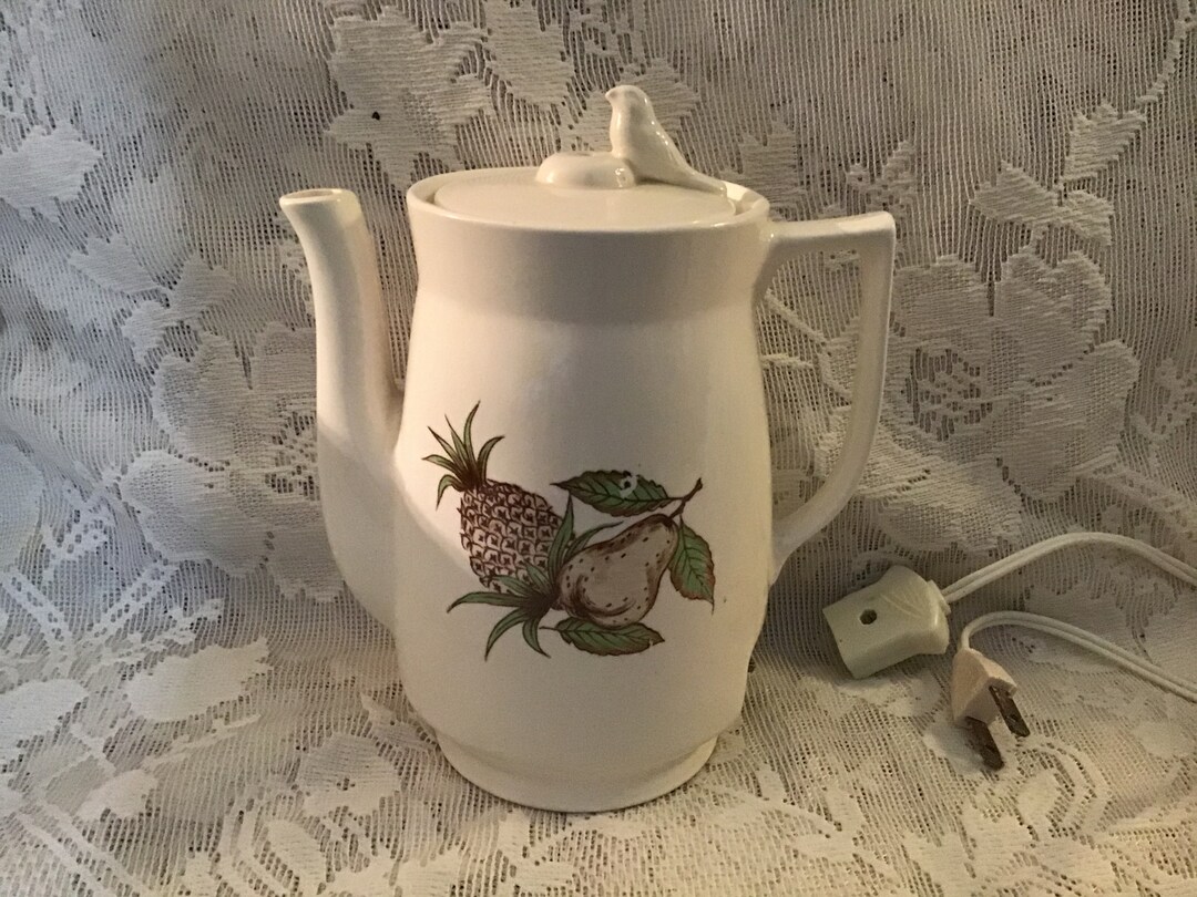 Vintage Electric Teapot Etsy