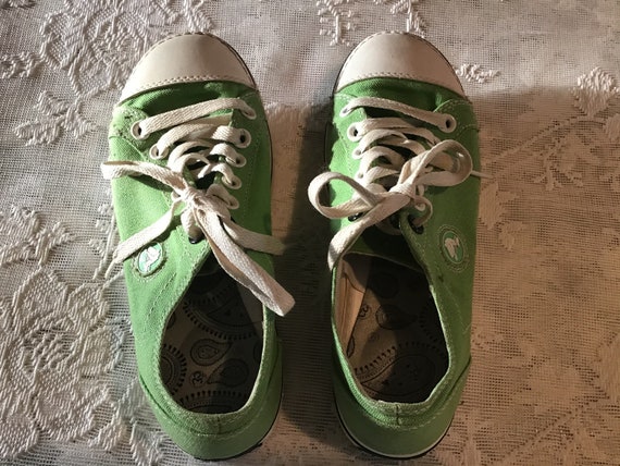 Vintage Size 7 Crocs Canvas Tennis Shoes Sneakers… - image 2