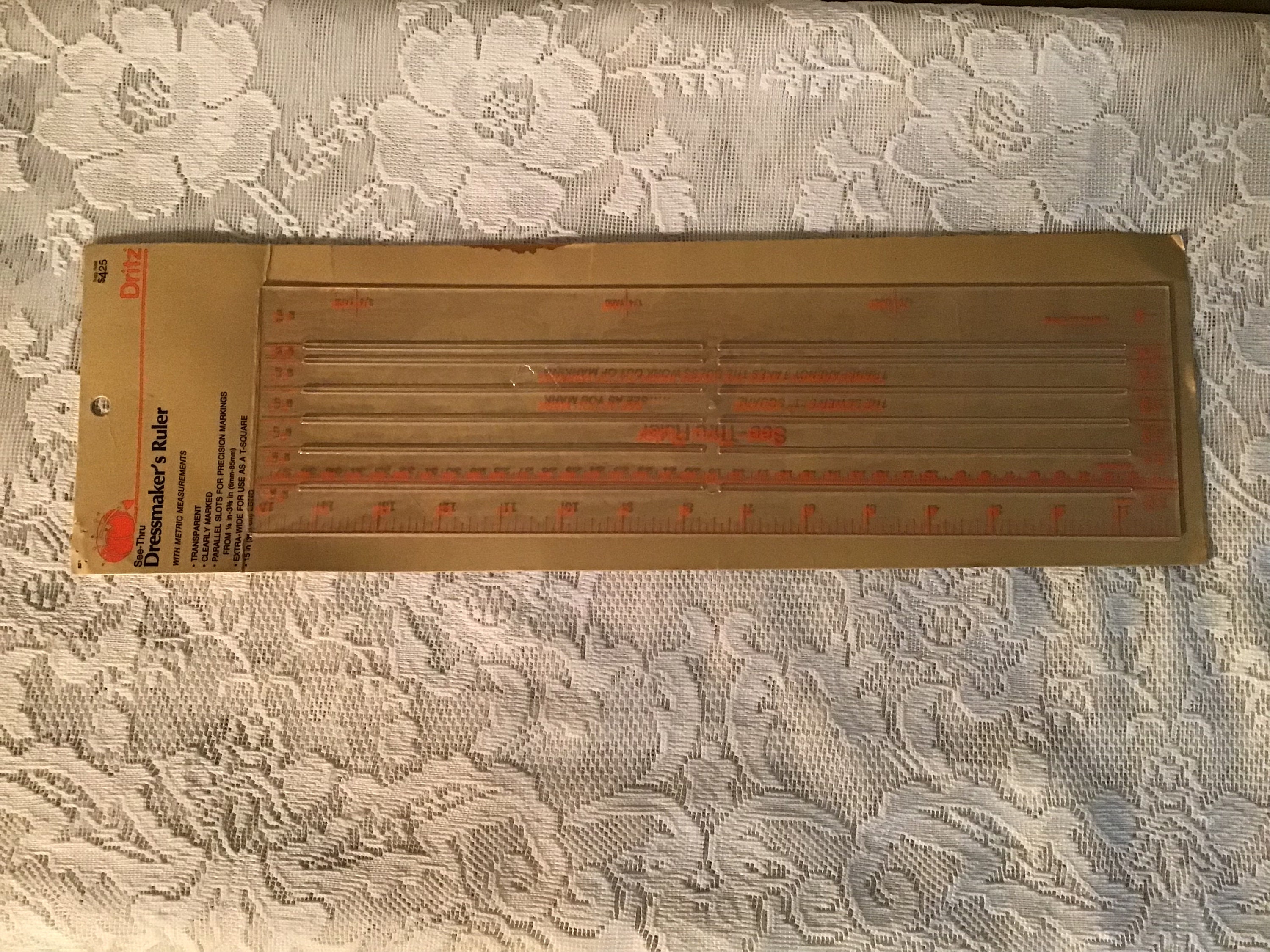 Lot of 2 Dritz See Thru & Fons & Porter Omnigrid Quilting Rulers