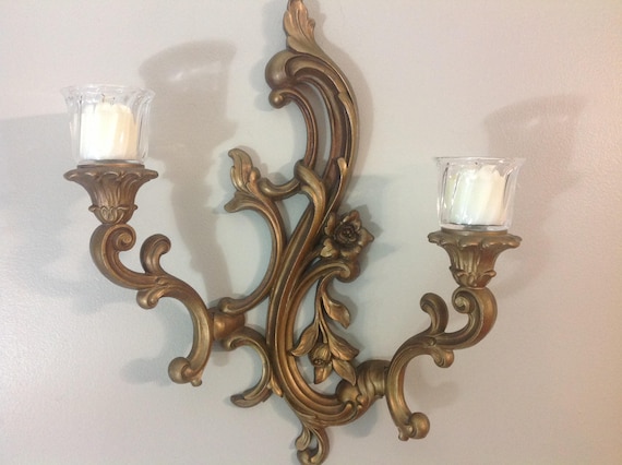 Vintage 2024 gold sconces