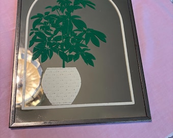 Vintage Brytone Screen Print Mirror