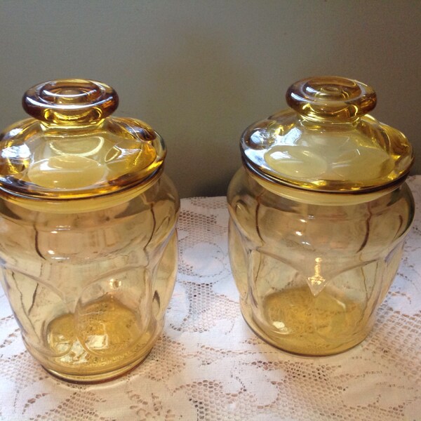 Glass Canisters Etsy