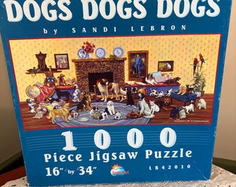Vintage 1000 Piece Dog Puzzle