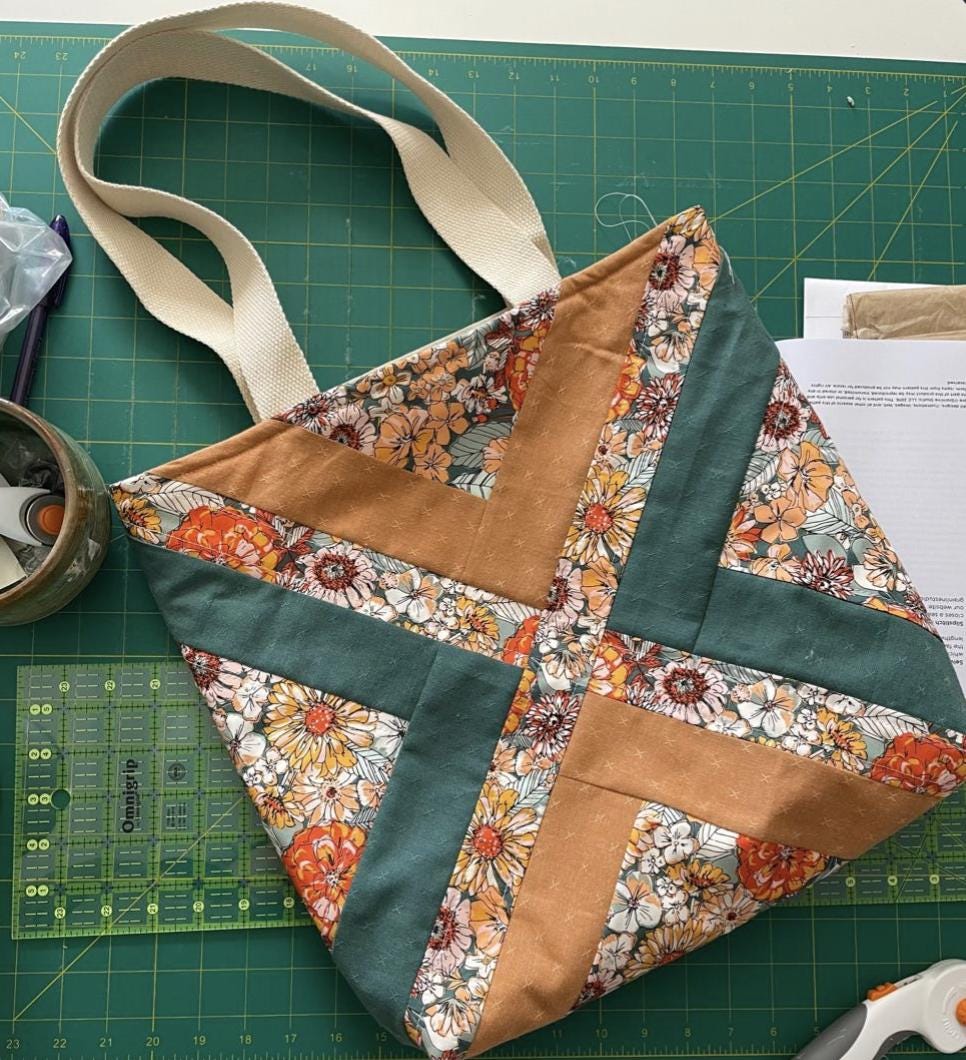 Cora Tote Bag Pattern - Digital Download