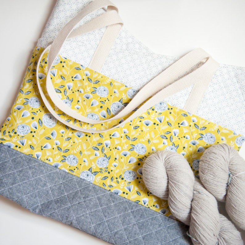 Tulip Tote PDF Pattern, Sewing Pattern, PDF Sewing Patterns, Instant Download, Handmade Tote Bag, Handbag, Craft Tote, Church Bag image 8