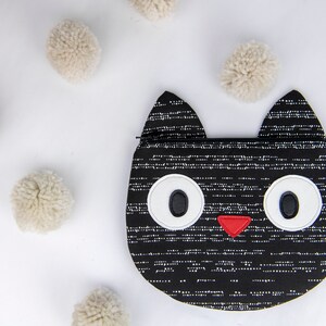 Kitty Cat Zippy Critter PDF Pattern, Sewing Pattern, School Supplies, Handmade Sewn Gift Idea, Instant Download, Cute Zipper Pouch image 3