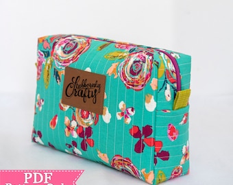 NEW! Trusty Travel Pouch PDF Pattern, Zipper Pouch Sewing Pattern, School Supplies, Handmade Sewn Gift Idea, Instant Download