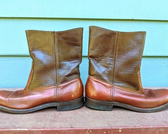 Vintage Frye boots. Western ankle style men's 7 women's 9 two tone