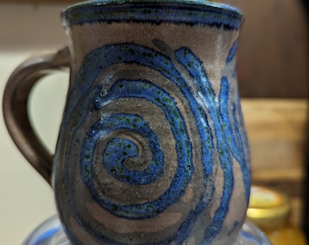 Handmade coffee tea pottery mug