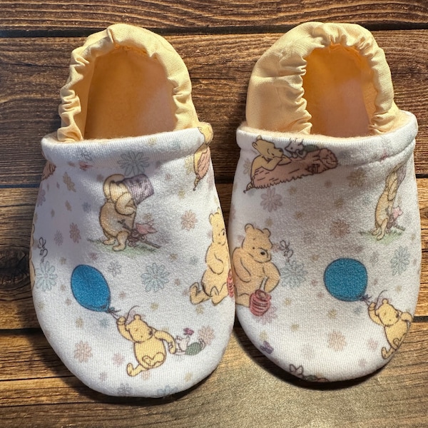 Classic Pooh soft soled moccasins