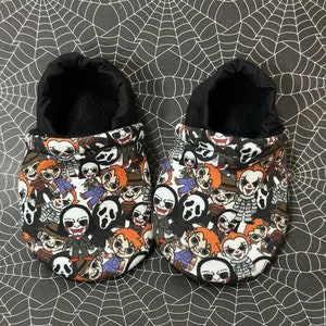 Horror baby moccasins