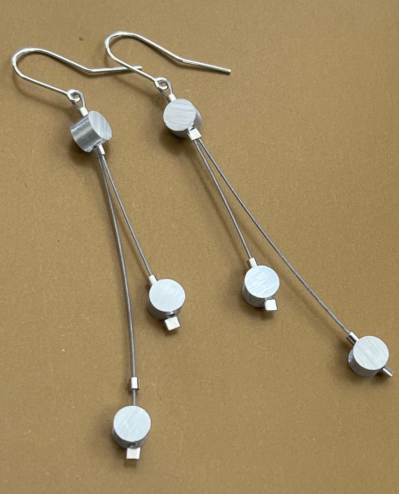 Cable Aluminum Earrings image 1