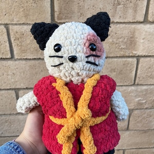 Traditional Chinese Prince cat | Handmade crochet plushie