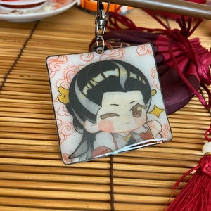 FOF Da Meng Gui Li Character Emoji Resin Keychain | Zhao Yuanzhou keychain