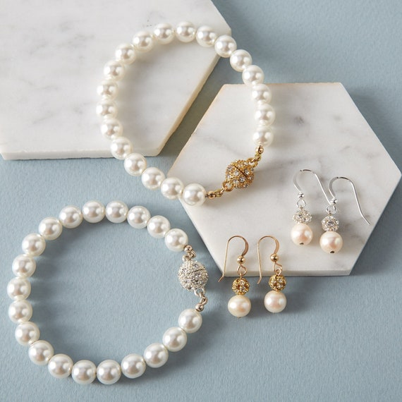 Amy Pearl bridesmaid earrings coin pearl earrings for bridesmaids bridesmaid jewelry pearl