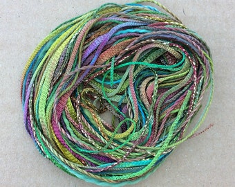 Tidbits, No.09 Apple, Hand Dyed Embroidery Threads, Creative Embroidery