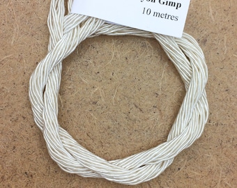 Viscose Gimp undyed, Viscose Braid, 10 metres (11 yards)