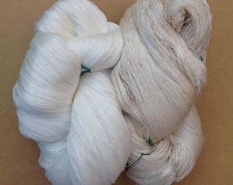 Machine Cotton Yarn, weight 36/3, Egyptian Cotton, Machine Stitching Yarn, Machine Quilting, Weaving, lacemaking, Tatting, Ecru