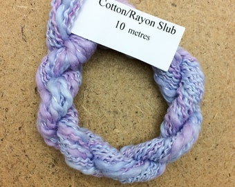 Cotton/Rayon Slub, No.29 Stocks, Hand Dyed Embroidery Thread, Textured Embroidery Thread, Variegated Thread, Canvaswork, Needlepoint,