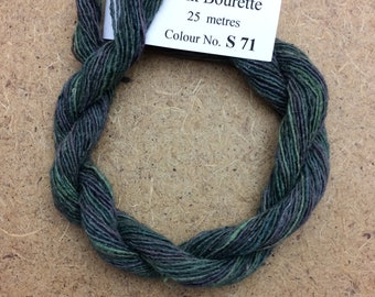 Silk Bourette No.71 Chestnut, Hand Dyed Embroidery Thread, Artisan Thread, Textile Art
