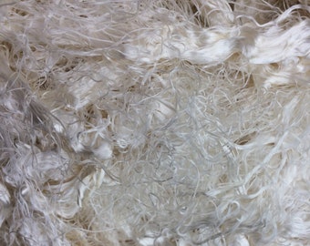 Banana Fibre, Natural, Textured Fibre for Spinning and Feltmaking