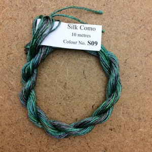 Silk Como, No.09 Apple, Hand Dyed Embroidery Thread, Artisan Thread, Textile Art