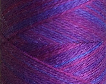No.05 Violet, Hand Dyed Silk Machine Thread, Individual Spool 120m, Machine Embroidery, Machine Quilting
