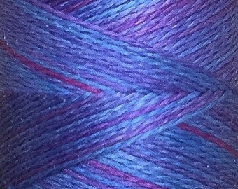 Silk Machine Thread, Hand Dyed, No.81 Bluebell, Individual Spool 300m, Machine Embroidery, Hand Stitching, Quilting