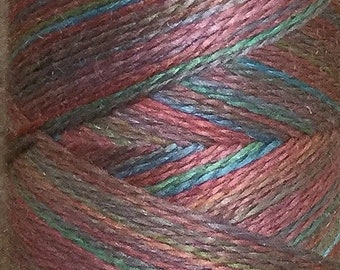 Multicoloured, Hand Dyed Silk Machine Thread, Individual Spool 120m, Machine Embroidery, Machine Quilting