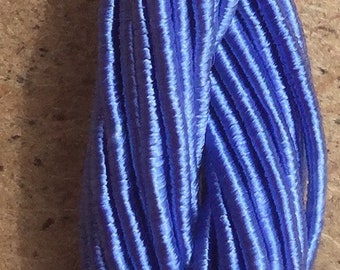 Viscose Gimp Thread, Cornflower, Hand Dyed, Rayon Gimp, 10 metres