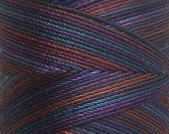 Hand Dyed Cotton Machine Thread, No.19 Black Cherry, Individual Spool 150m, Machine Embroidery, machine Quilting