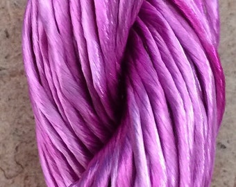 Thick Rayon Floss, Colour Cyclamen, Viscose Floss, 9 Strand Viscose Floss, Embroidery Thread, Braidmaking, Kumihimo