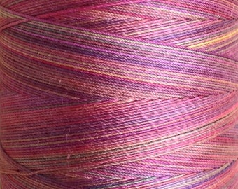 No.16 Jenny’s Rainbow, Hand Dyed Cotton Machine Quilting Thread, Machine Embroidery Thread, 750m (820yds)