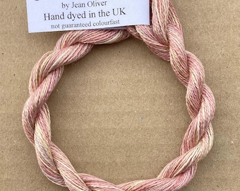 Silk Embroidery Thread, 30/2, No.93 Skintone, Embroidery Thread, Hand Dyed, Artisan Thread, Textile Art