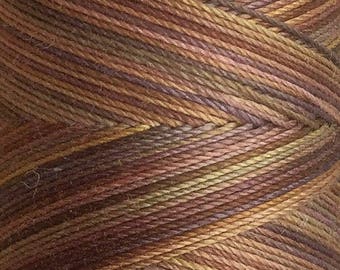 No.01 Chocolate, Hand Dyed Cotton Machine Thread, Individual Spool 150m, Machine Embroidery, machine Quilting