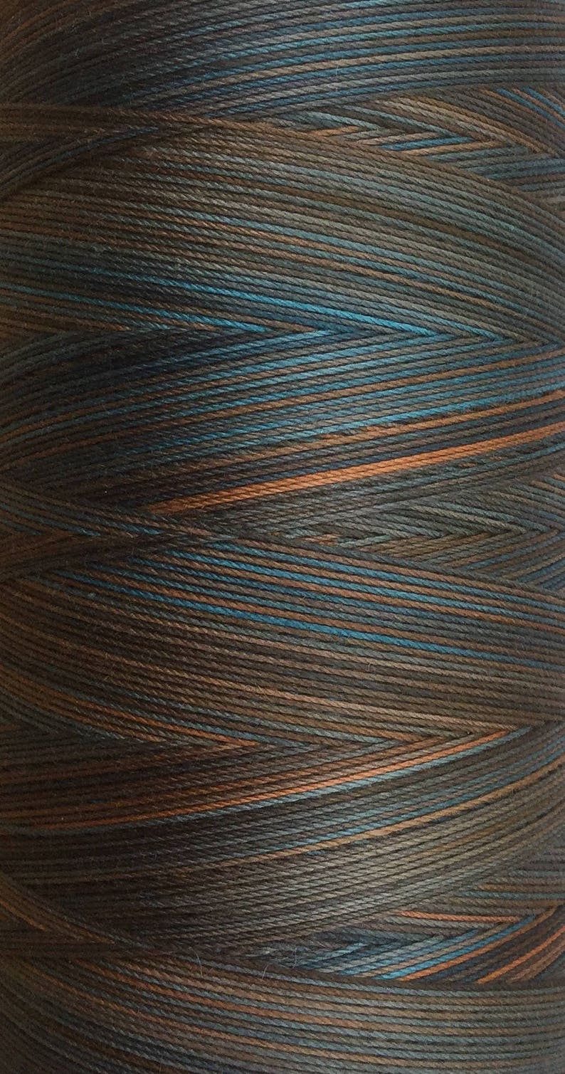 750m 820yds Eygyptian Cotton 40wt Hand Dyed Cotton Machine Quilting Thread Machine Embroidery Thread No.21 Rust