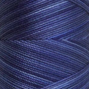 No.52 Ultramarine, Hand Dyed Cotton Machine Thread, Individual Spool 150m, Machine Embroidery, machine Quilting