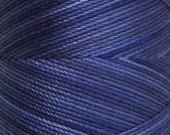 No.52 Ultramarine, Hand Dyed Cotton Machine Thread, Individual Spool 150m, Machine Embroidery, machine Quilting