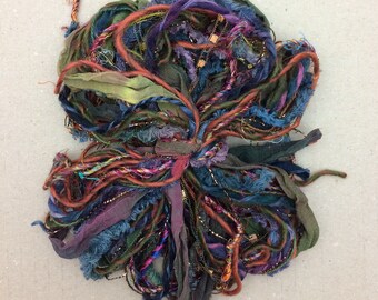 Destash Packs, Earth, Mixed Thread Selections, Limited Edition, Hand Dyed and Speciality Threads, 20m (22 yards)