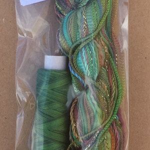 Hand Dyed Thread Selection, Hand Dyed Cotton Machine Thread, Embroidery ...