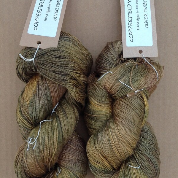 Silk and Baby Camel Yarn 2 ply, Silk Laceweight, Pure Silk Yarn, Ref.836