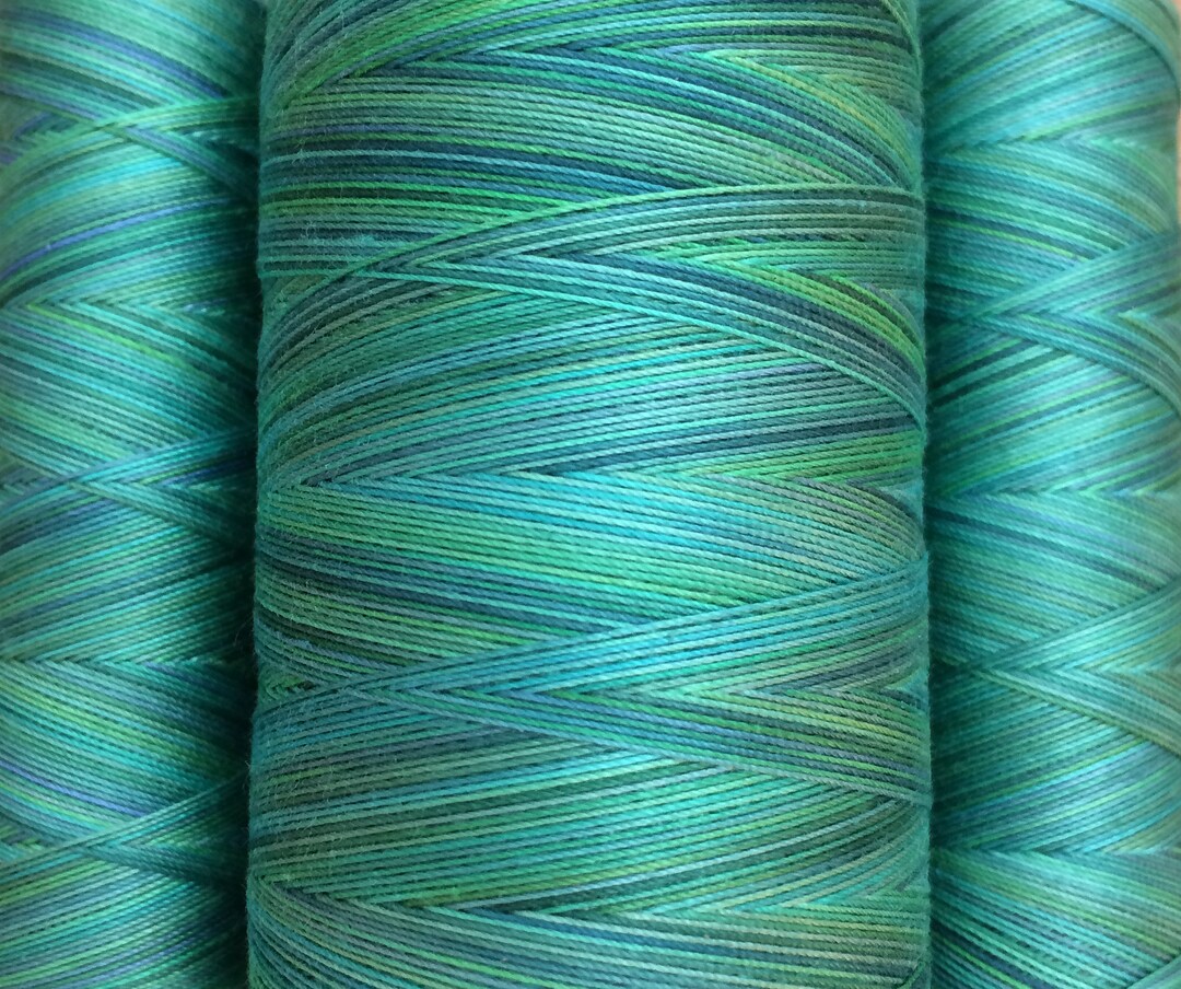 Hand Dyed Cotton Machine Quilting Thread No.20 Jade 150m Etsy UK
