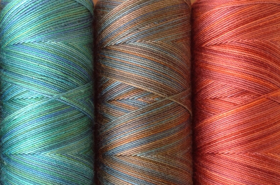 Hand Dyed Quilting Thread Thread Machine Quilting Thread 40 Etsy