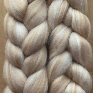 Merino Wool and Baby Camel Roving, Wool Fibre, Spinning Fibre, UK Seller