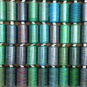 SPECIAL OFFER, 3 Spools of 750m Cotton Machine Quilting Thread, Hand Dyed, Machine Embroidery Thread, 750m (820yds)