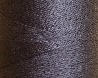 Pewter, Silk Machine Threads, 100% Mulberry Silk, Plain Dyed, Luxury Silk Threads, Spun Silk, Solid Colours, 300m, 325yds