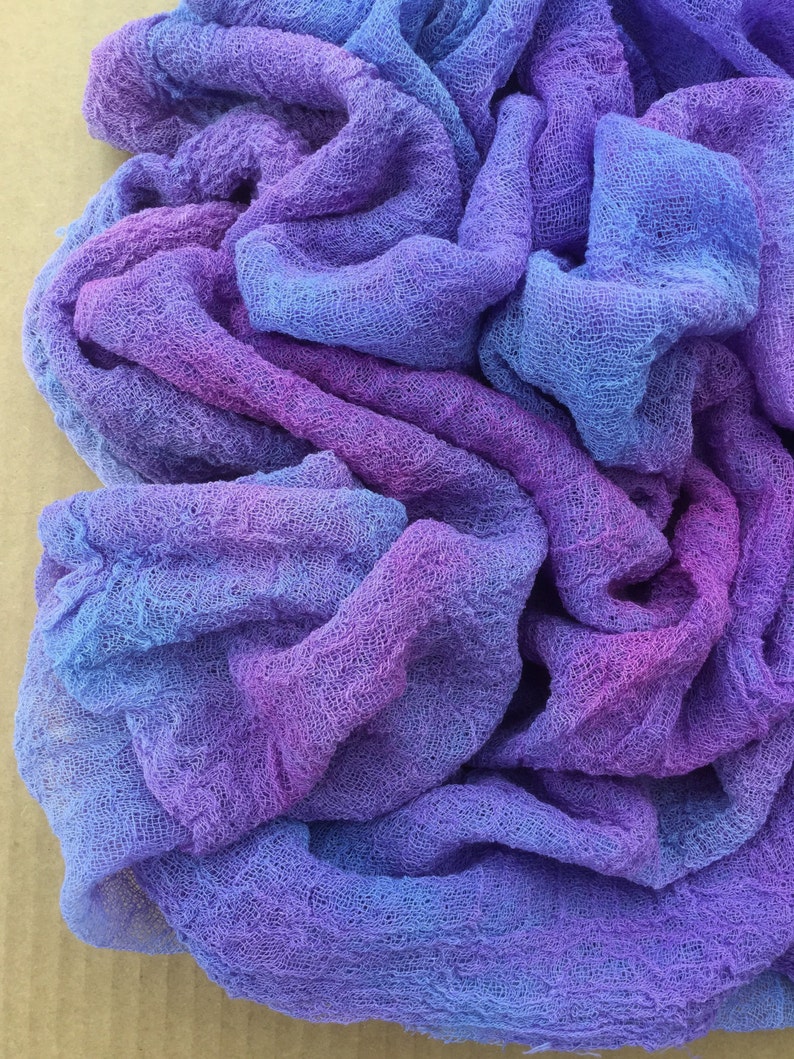Cotton Scrim Hand Dyed Gauze Openweave Fabric Dyed Butter Etsy