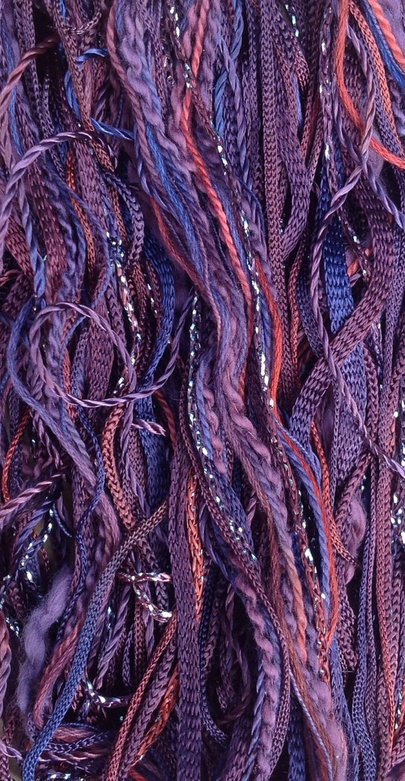 One Off, No.49 Burgundy, Hand Dyed Cotton and Rayon Thread Selection