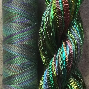 Hand Dyed Thread Selection, Hand Dyed Cotton Machine Thread, Embroidery ...